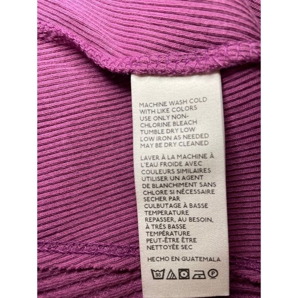 Free People NWT Santa Clara Thermal Top Long Sleeve Vneck Mulberry Size S - Picture 6 of 12